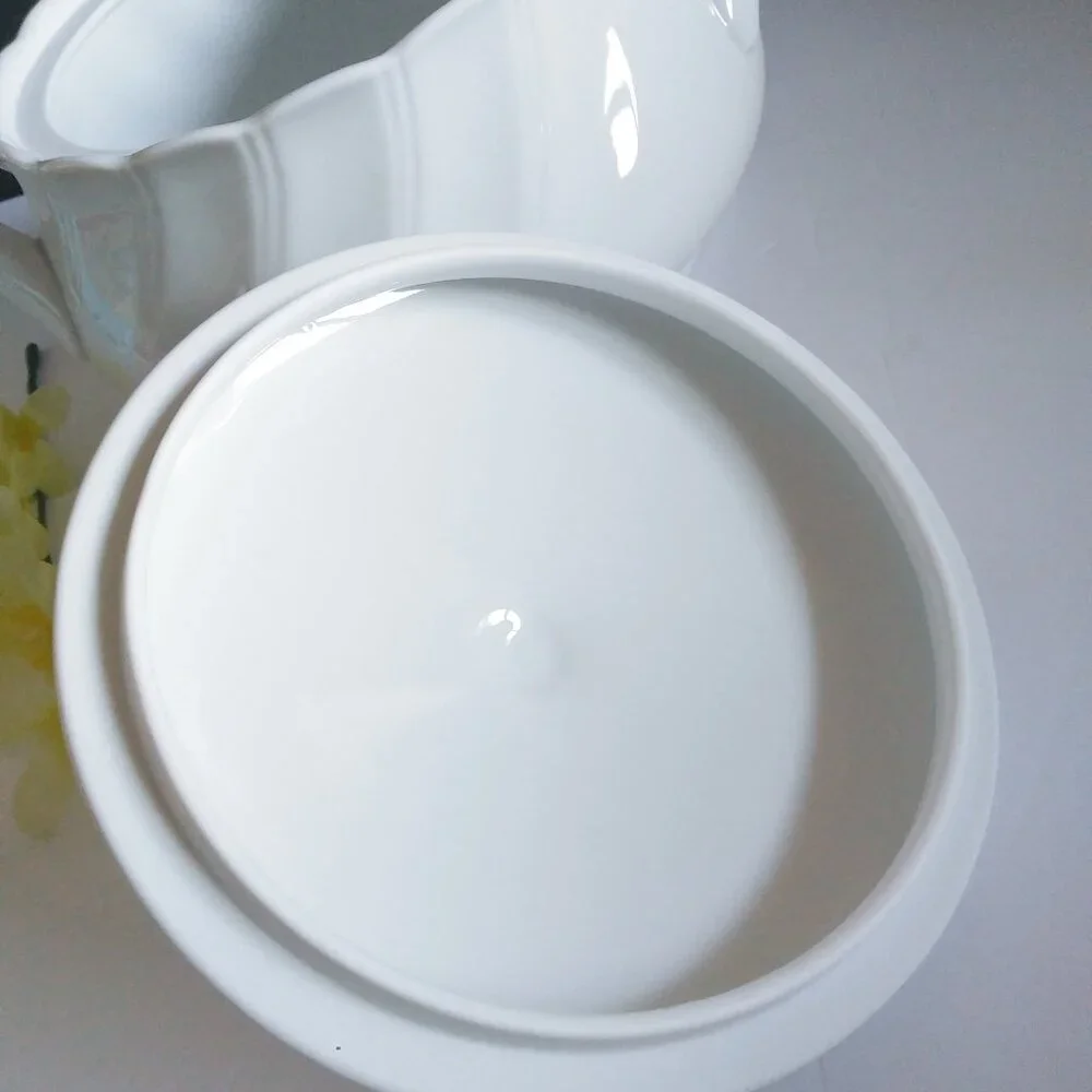 Sheffield White Vegetable Bowl Fine China Porcelain - Picture 13 of 13